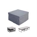 Stool -bed fabric grey