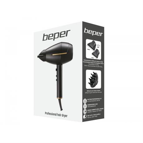Hair dryer with ionization system black