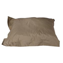 Cushion pouf fabric brown