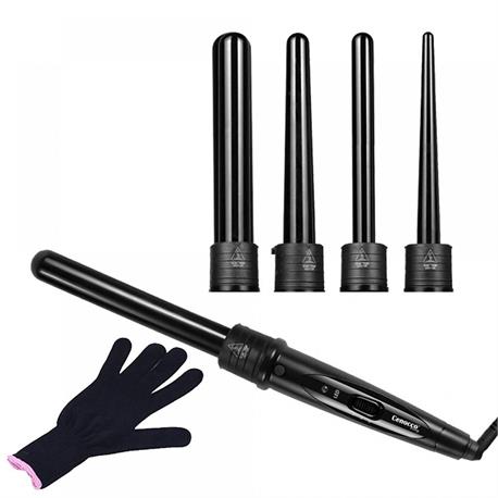 Curling iron with 5 ceramic edges