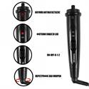 Curling iron with 5 ceramic edges