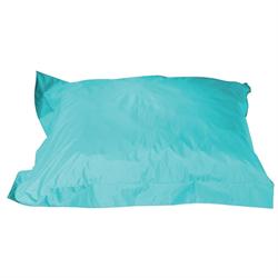 Cushion pouf fabric light blue