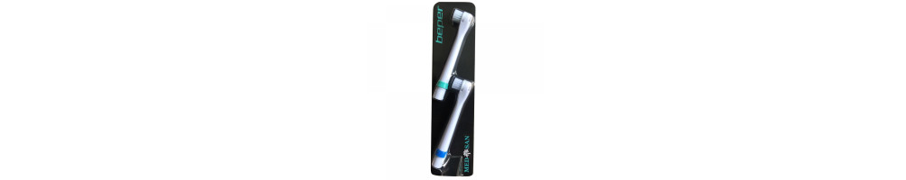Spare heads for electric toothbrushes