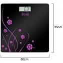 Digital Bathroom Glass Scale Black