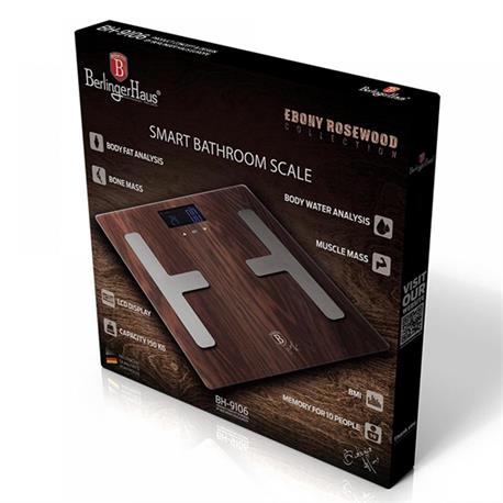 Bath Scales with Fat Calculation Ebony