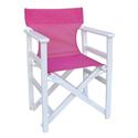 Directors folding armchair White
