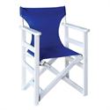 Directors folding armchair White