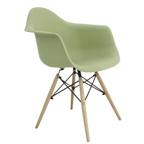 Armchair light green PP