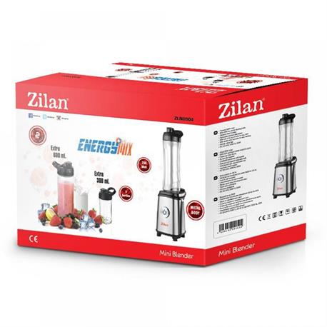 Blender with 3 mixing containers