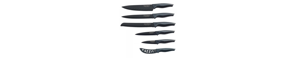Set of 6 knives & peeler