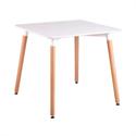 Τραπέζι MDF λευκό 80x80 εκ