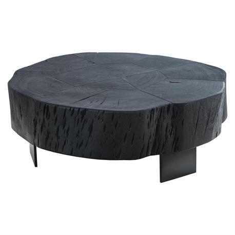Coffee table Black Φ90