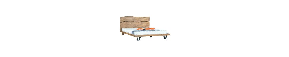 Bed  acacia natural 184Χ216