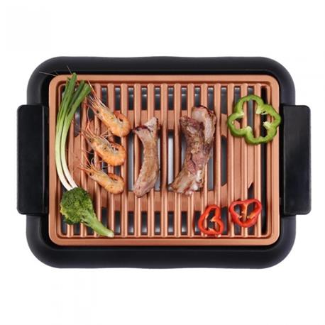 Set Smokeless grill with extra baking plate 1000W