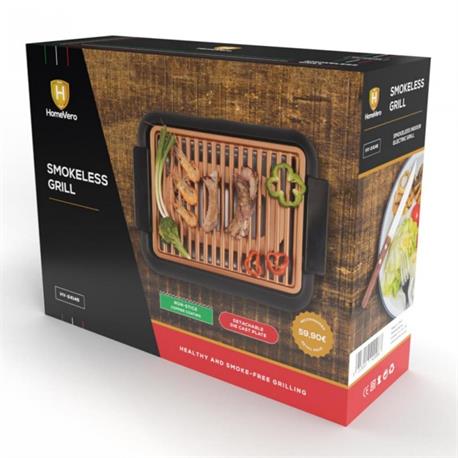 Set Smokeless grill with extra baking plate 1000W