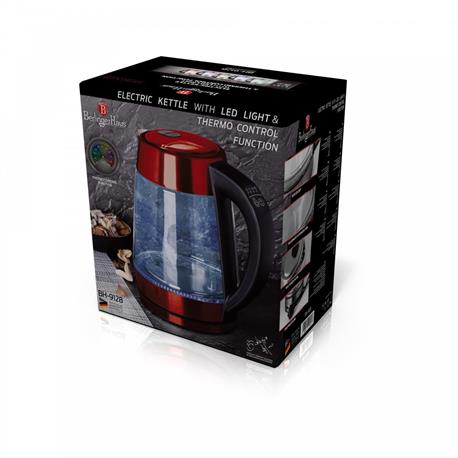 Kettle with Temperature Burgundy
