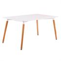Table MDFwhite 160x90 cm