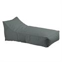 Sunbed pouf fabric dark grey