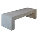 Bench 150x40cm Cement Grey