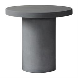 Τραπέζι Cement Grey στρογ. Φ80