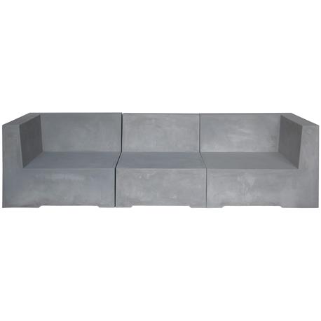 3-Seat Sofa Cement Grey