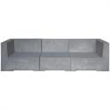 3-Seat Sofa Cement Grey