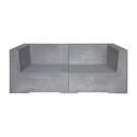 2-Seat Sofa Cement Grey