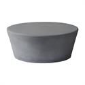 Coffee Table D.75cm Cement Grey