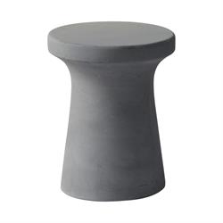 Round Stool D.35cm Cement Grey