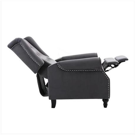 Relax Πολυθρόνα Velure Γκρι