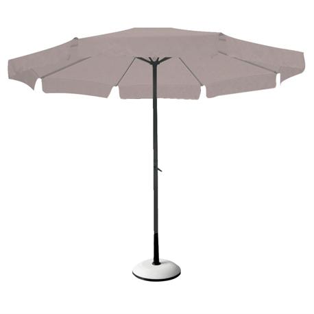 Αλουμινίου ομπρέλα στρογγυλή μπεζ
