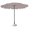 Aluminium umbrella beige
