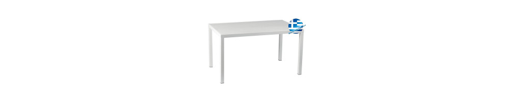 Rectangular table white Pollywood 84Χ154 cm