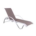 ALU Lounger White / Cappuccino