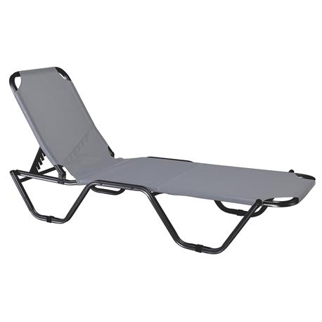 Ξαπλώστρα Αλουμινίου Ανθρακί / Γκρι