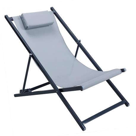 Lounger Steel Anthracite / Grey