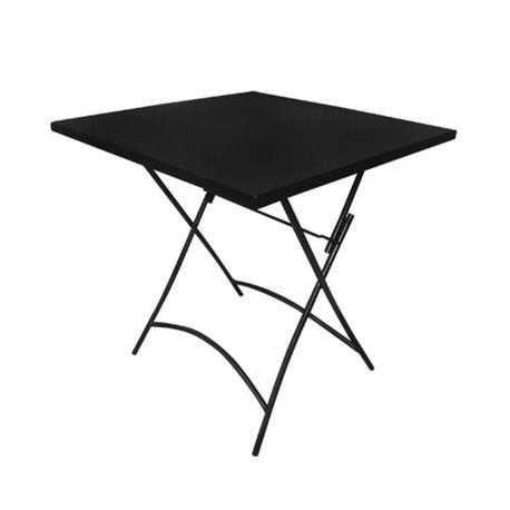 Table Foldable 70x70 Black