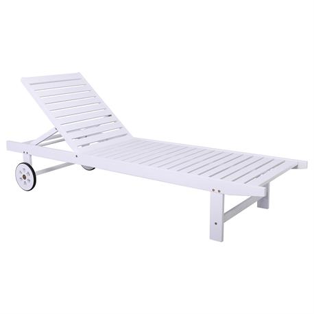 Ξαπλώστρα Acacia, Άσπρο