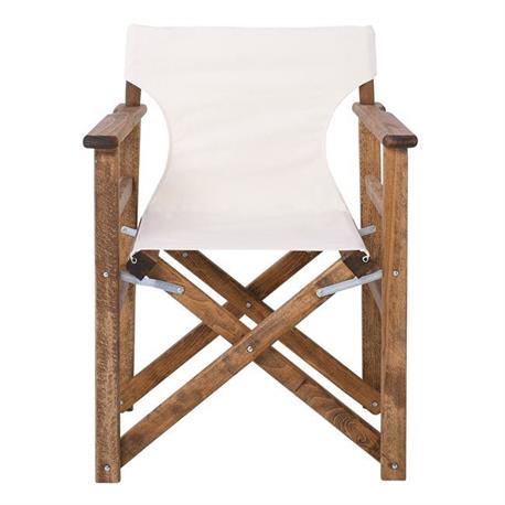 Directors folding armchair walnut