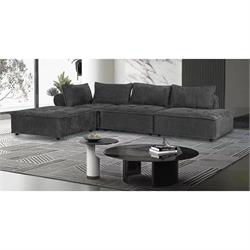 Corner Sofa, Dark Grey