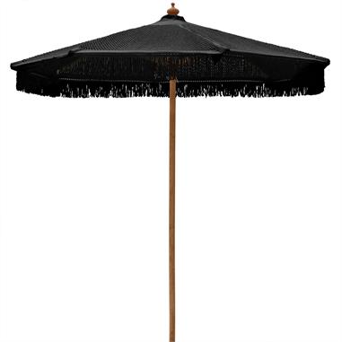ΟΜΠΡΕΛΑ Ξύλινη Φ200 cm, Μαύρη