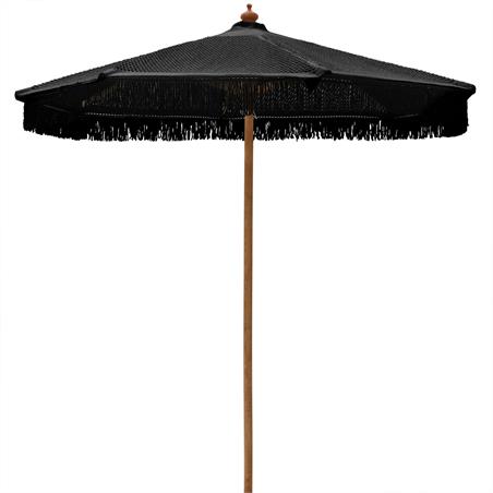 Wooden UMBRELLA Φ200 cm, Black