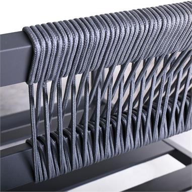 Set Σαλόνι Κήπου ALU 4 τεμ Ανθρακί