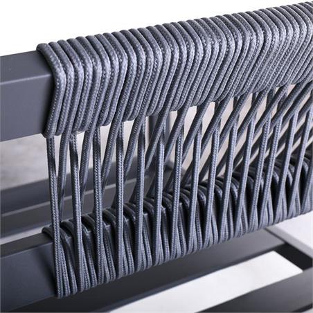 Set Σαλόνι Κήπου ALU 4 τεμ Ανθρακί