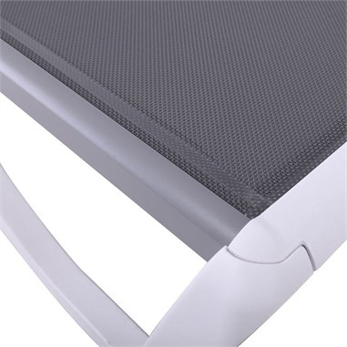 Lounger Alu Anthracite / Blue
