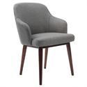 Armchair fabric grey