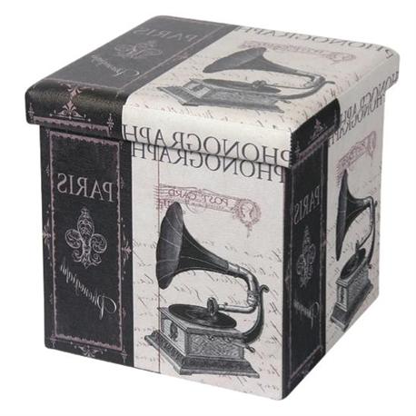 Storage stool PU deco player