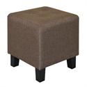 Stool fabric dark brown