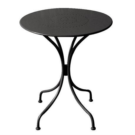 Τραπέζι μαύρο στρογγυλό