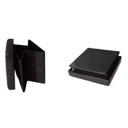 Storage stool black PU 2